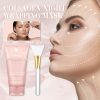 Collagen Overnight Wrapping Peel Off Facial Mask Pack Collagen Night Wrapping Mask Hydrates and Tightens Skin Reduces Sagging Elasticity Hydration Care 254 floz Brush Included 0 0 100x100 - Today’s Hottest Amazon Discounts &amp; Coupons, Amazon Daily Deals | Daily Deals Xpress