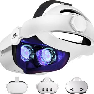 Adjustable Head Strap for Oculus Quest 2/3/3s – Comfor...