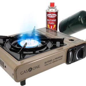 Gas One GS-3400P Propane Butane Stove: Dual Fuel Portable Ca...