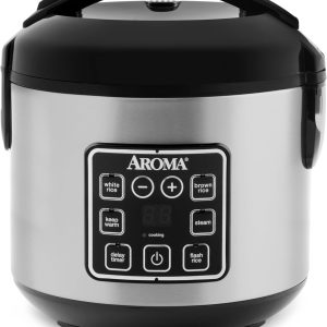 AROMA Digital Rice Cooker, 4-Cup (Uncooked) / 8-Cup (Cooked)...