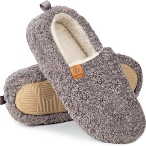 EverFoams Women’s Soft Curly Full Slippers – Coz...