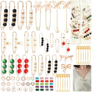 Unique Gold Brooches Pins Charms for Socks: LOTOFUN Fashion ...