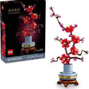 LEGO Icons Plum Blossom Building Set for Adults – Prem...