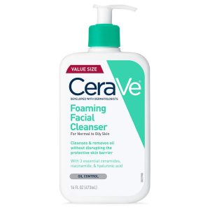 CeraVe Foaming Facial Cleanser: Daily Face Wash for Gentle C...
