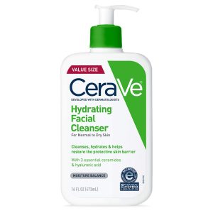 CeraVe Hydrating Facial Cleanser: Moisturizing Face Wash for...