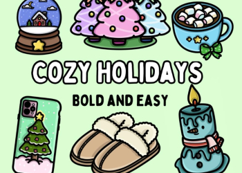 cozy holidays: christmas inspired bold and easy decor