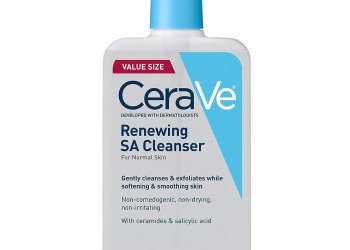 cerave renewing salicylic acid cleanser – gentle exfol...