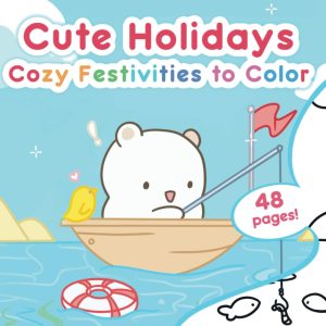 Cute Holidays Coloring Book: Cozy Festivities for Kids ̵...