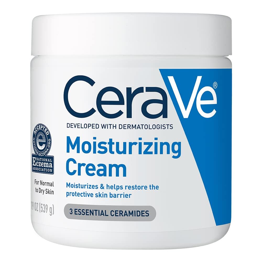 CeraVe Moisturizing Cream: Hydrating Body and Face Lotion for Dry Skin 1 cerave moisturizing cream: hydrating body and face lotion for dry skin