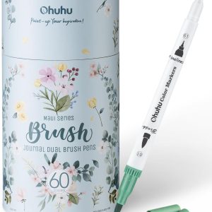 Ohuhu Markers for Adult Coloring Books: No Bleed, Vibrant Co...