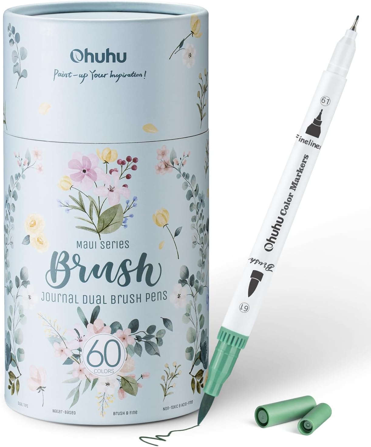 Ohuhu Markers for Adult Coloring Books: No Bleed, Vibrant Colors, Fine Tip Pens 1 ohuhu markers for adult coloring books: no bleed, vibrant colors, fine tip pens