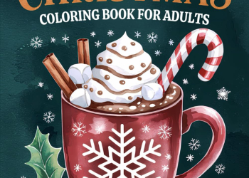 christmas joy: large print coloring book for adults – ...