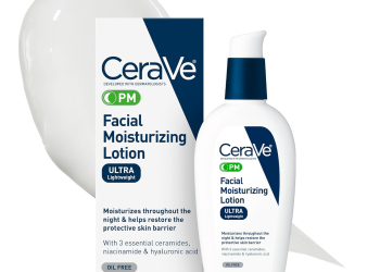cerave pm facial moisturizing lotion: night cream for hydrat...