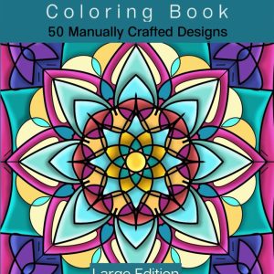 Square Mandala Coloring Book for Adults – Relaxation and S...