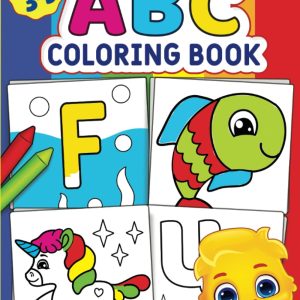 ABC Coloring Book: Color 100 Animals, Birds, and More –...