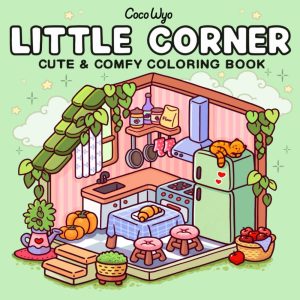 Little Corner Adult Coloring Book and Tee Set: Relax and Cre...