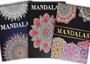 ultimate relaxation: bondream 3 pack mandalas for stress rel...