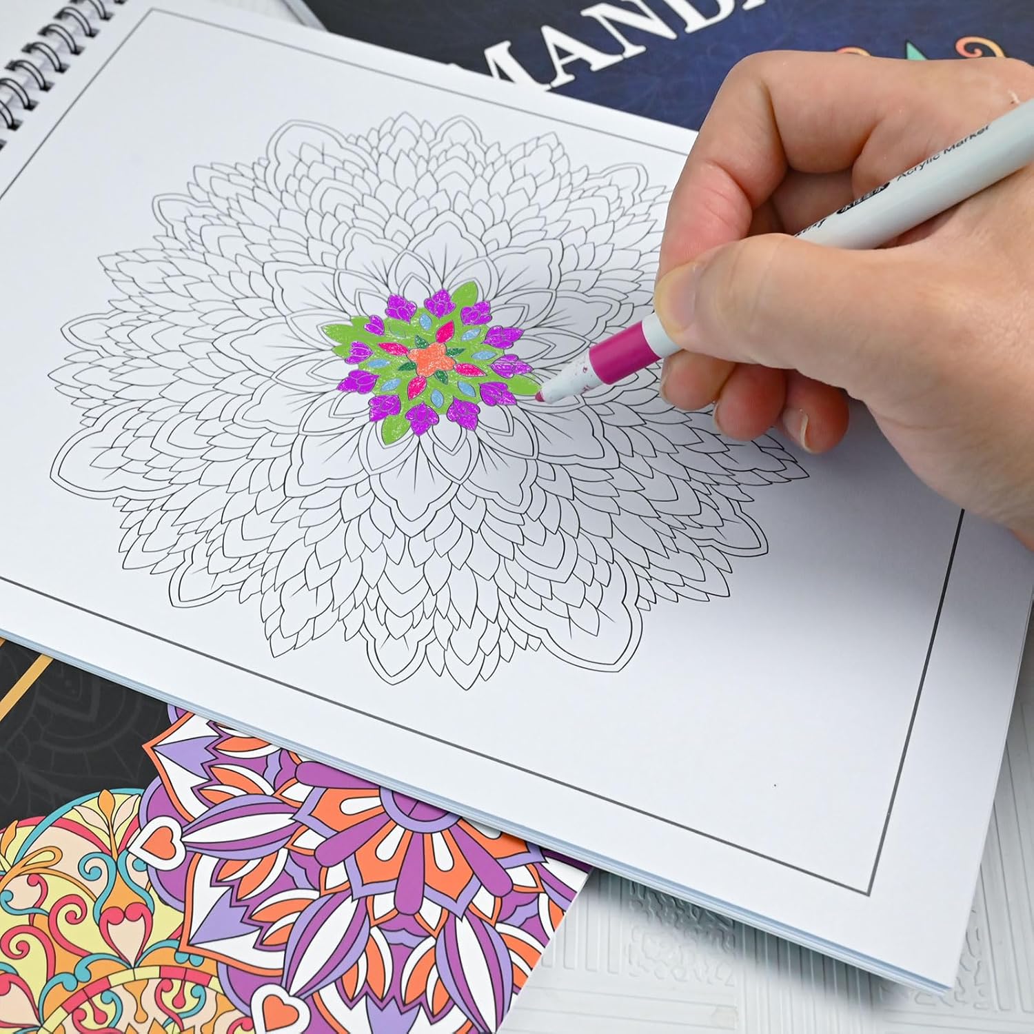 Ultimate Relaxation: Bondream 3 Pack Mandalas for Stress Relief 3 ultimate relaxation: bondream 3 pack mandalas for stress relief - image 3