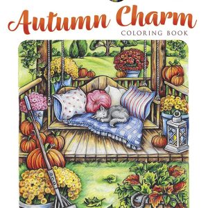 Autumn Charm Coloring Book for Adults – Relaxing Fall Desi...