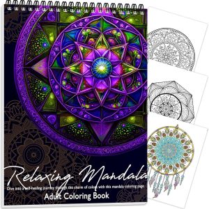 Zen Mandala Adult Coloring Book: Relaxation and Stress Relie...