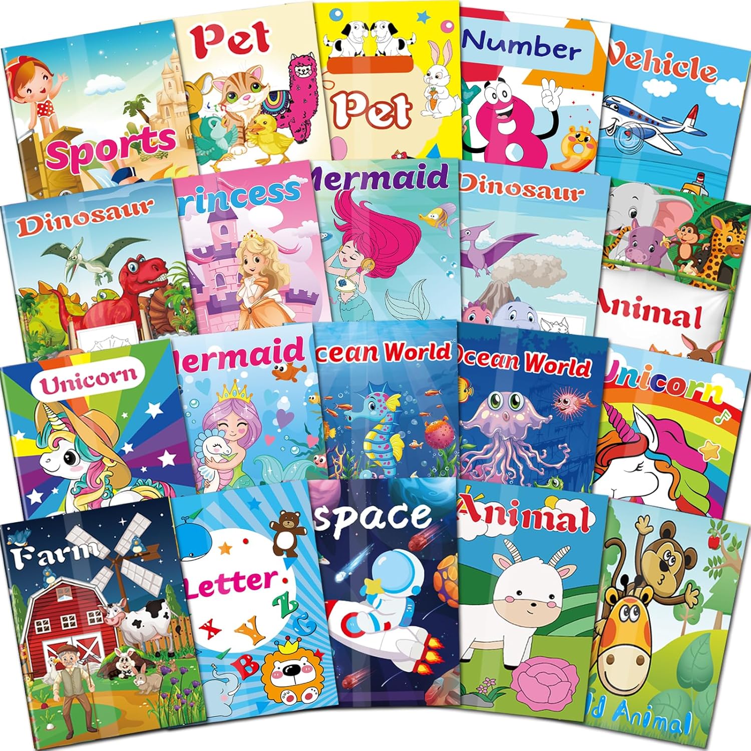 Kalysky 20Pack Coloring Books for Kids Ages 4-8 - Fun and Educational Activities for Children 1 kalysky 20pack coloring books for kids ages 4-8 - fun and educational activities for children