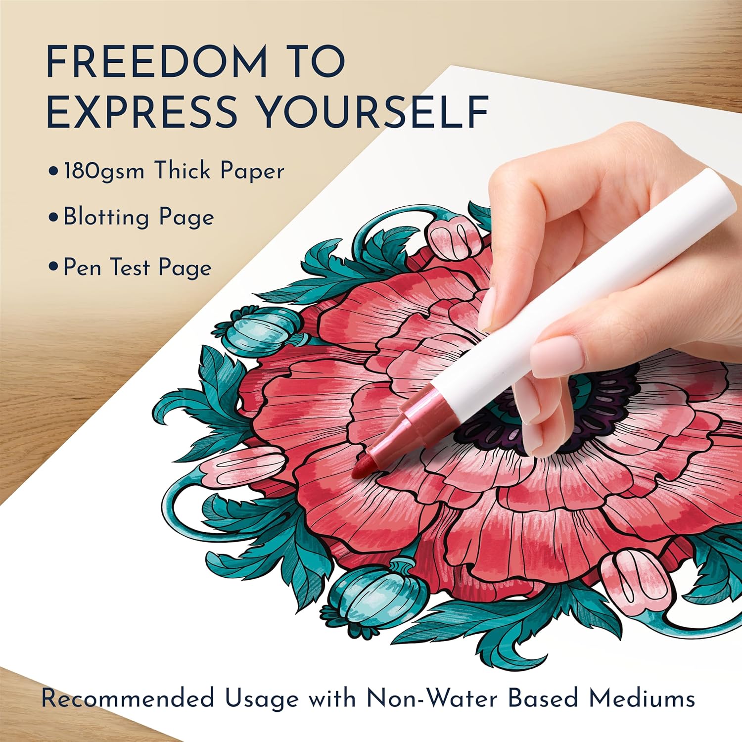 RYVE Mandala Coloring Book for Adults - Stress Relief, Relaxation, and Mindfulness Art Therapy 7 ryve mandala coloring book for adults - stress relief, relaxation, and mindfulness art therapy - image 7