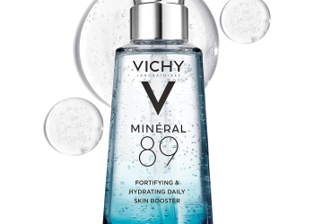 vichy mineral 89 booster, pure hyaluronic acid serum for fac...