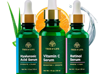 tree of life beauty facial skin care set, brightening, firmi...