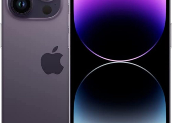 apple iphone 14 pro, 128gb, deep purple – unlocked (re...