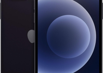 apple iphone 12, 64gb, black – fully unlocked (renewed...