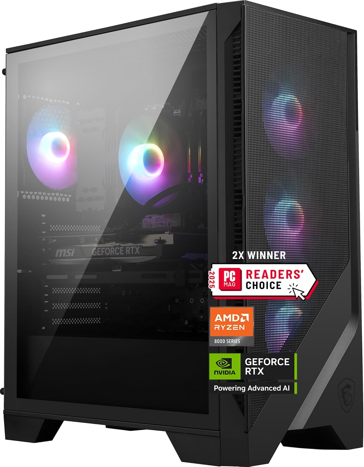 msi Codex Z2 Gaming Desktop: AMD R7-8700F, GeForce RTX 5070, 32GB DDR5, 2TB m.2 NVMe SSD, USB Type-C, VR-Ready, Windows 11 Home : A8NVP-436US 8 msi codex z2 gaming desktop: amd r7-8700f, geforce rtx 5070, 32gb ddr5, 2tb m.2 nvme ssd, usb type-c, vr-ready, windows 11 home : a8nvp-436us