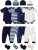 NZRVAWS Newborn Baby Boy Girl Clothes Unisex Infant Romper P...