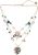 Betsey Johnson Womens Butterfly Charms Layered Necklace
