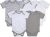 Burt’s Bees Baby Unisex Baby Bodysuits, 5-pack Short &...
