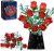 Roses Flowers Bouquet Building Set for Adults, Wildflowers I...